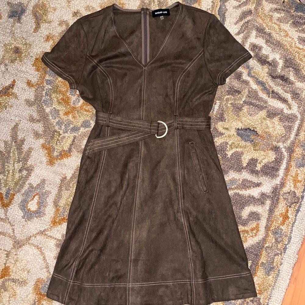 Suede Dress